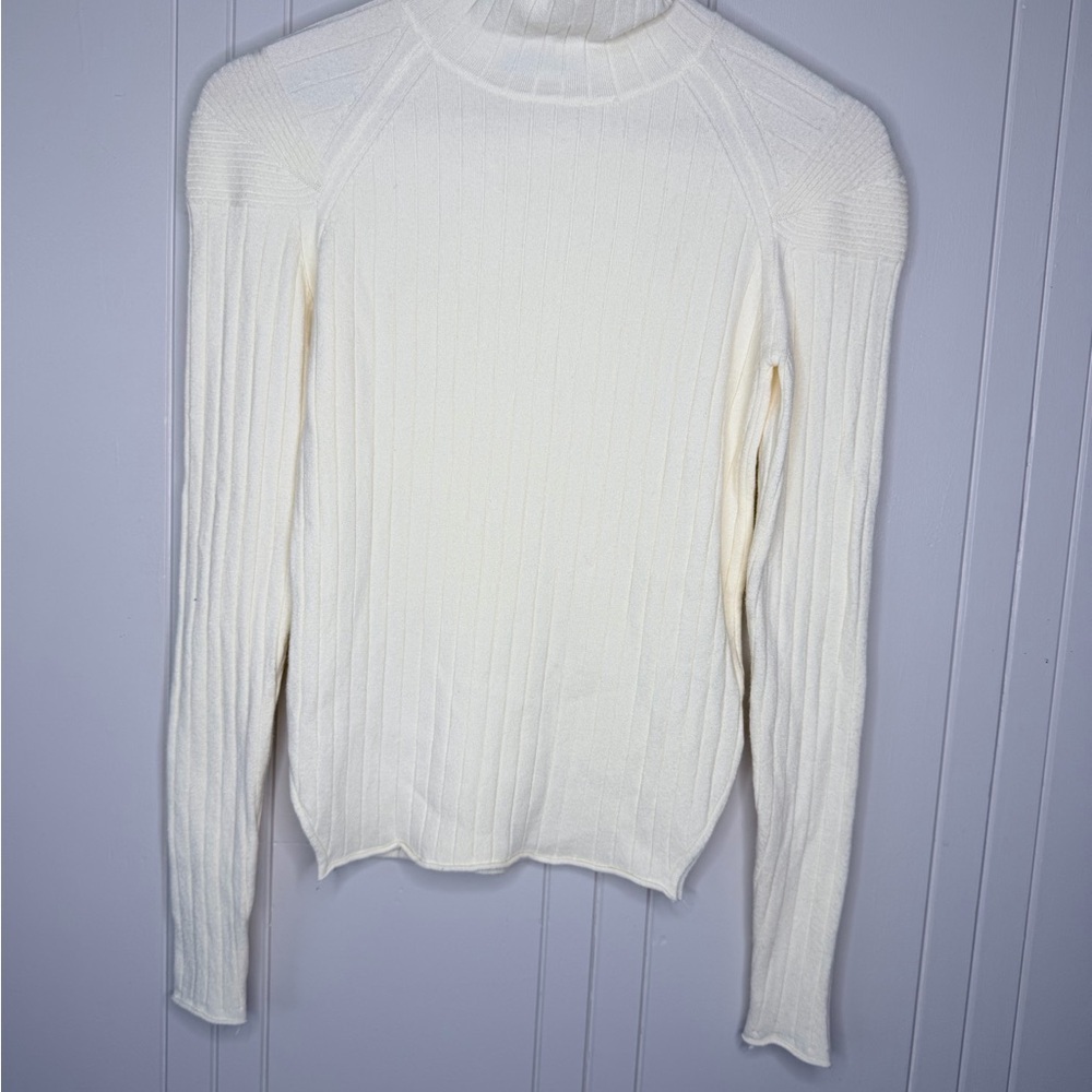 Deluc Cream Turtleneck Sweater